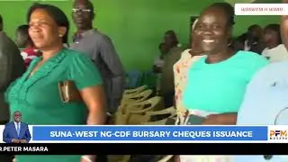 SUNA-WEST NG-CDF BURSARY CHEQUES ISSUED WASWETA  TWO 