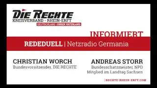 Das Rededuell | Christian Worch (DIE RECHTE) gegen Andreas Storr (NPD)