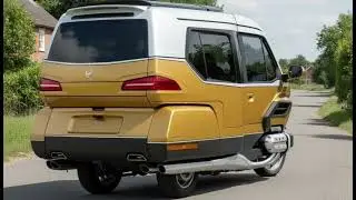 This 2026 Honda Gold Wing Trike | Mustard Yellow, Silver Roof with Black & Grey Accents!