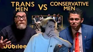 xQc reacts Jubilee ||Trans vs Conservative Men Is Masculinity Disappearing in America?