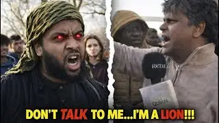 Muslim man gets furious after failing to defend Islam
