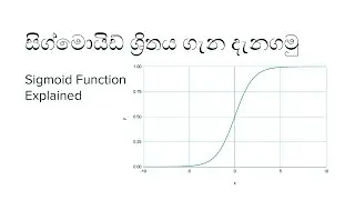 Sigmoid Function | Sinhala | ML Glossary | Gayal Dassanayake