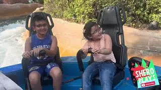 Water Ride Swallow Falls at #motiongate #dreamworld #lionsgate #viral #fun #trending #dreamworks 