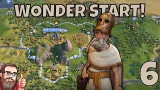 Civilization 6 - Wonder Start - Pericles on Yosemite! Civ 6 Greece Gameplay on Deity - Ep.6