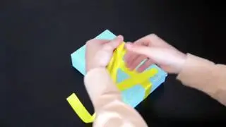 Cum impachetezi un cadou pe diagonala