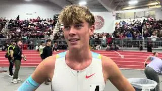 Сэм Рут, 3:48.88, мировой рекорд в возрасте 16 лет на соревнованиях BU Terrier Classic.