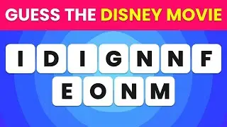 Ultimate Disney Movie Challenge: Unscramble the Magic Words! 🧩#disneychallenge  #guessthemovie