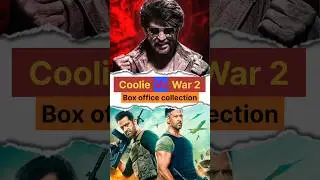 Coolie vs War 2. first day box office collection. #shorts #coolie #war2