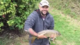 Carp fishing with Bread - My First Carp On Floating Bread Crust