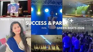 Our Best Day at OUSL! | Award Ceremony & DJ Night Vlog 🏆️💃