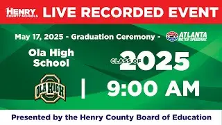 2025 Ola High School Commencement