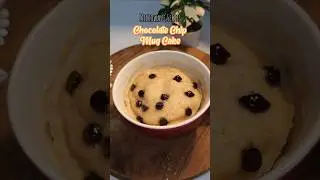 Chocolate Chip Mug Cake | Eggless Mug Cake Recipe in 2 Minutes