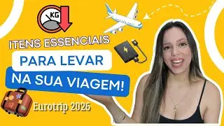 #ep3 | Os itens que TODO viajante deveria levar ✈️ | Diário da Eurotrip 2026
