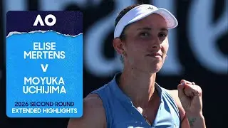 Elise Mertens v Moyuka Uchijima Extended Highlights | Australian Open 2026 Second Round