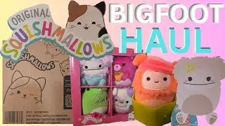 Epic Squishmallow New Bigfoot and Valentine's Plush Haul