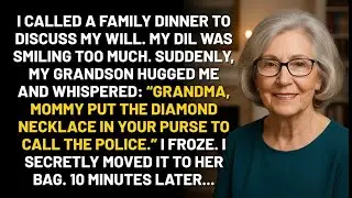 My DIL Planted Stolen Jewelry In My Bag To Get Me Arrested. My Grandson Warned Me Just In Time…
