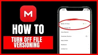 How to turn off file versioning on Mega