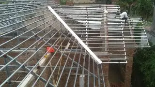 Thi Công Mái Thép Mạ Kẽm Lợp Ngói - Kiến Trúc VietAS