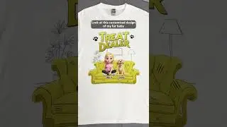 Treat Dealer 3D Effect Dogs | Personalized T Shirt