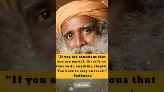 You have to stay on Track  #sadhguru #savesoil #ishafoundation #motivation #peace #qoutes