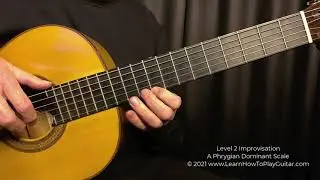 Flamenco Improvisation in the Key of A. Video by Stefan Schyga. Level 2