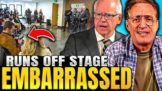 Tim Walz Gets EMBARRASSED On Stage Over Simple Question&hellip; Then RAGE QUITS &mdash; HUGE FAIL