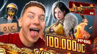 100,000 UC FOR THE NEW M416 FLAME IN PUBG MOBILE - THIS IS THE BEST M416 IN PUBG MOBILE, I TOOK A...