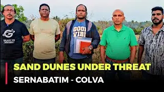 #WATCH | Illegal tree cutting, vegetation cleared from protected sand dunes in Sernabatim&ndash;Colva