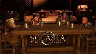 Four strangers meet in a tavern - Solasta character build (no commentary)
