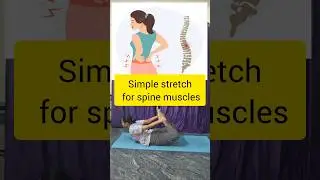 simple stretch for Back pain#yoga #exercise #fitness #simple #easy #Daily #workout