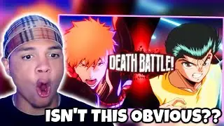 IS THIS EVEN FAIR?! | Ichigo VS Yusuke Death Battle Trailer REACTION & PREDICTION!