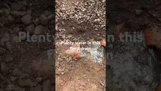 Farm field drainage #agriculture #farming
