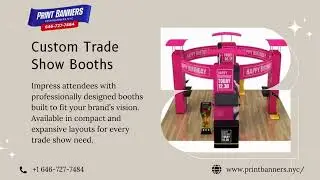 Capture Attention with Trade Show Banners and Displays in New York - Print Banners NYC