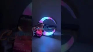 Intelligent Atmosphere Lamp Bluetooth Speaker Wireless Charger Bedside Lamp Sunrise Wake up Lamp