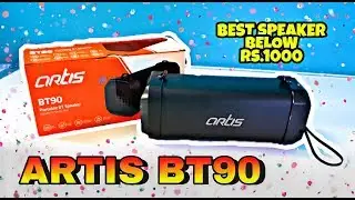 Распаковка и обзор Artis BT90 || Тест басов и звука || Лучшая акустическая система до 1000 рупий