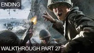 Call Of Duty 2 Walkthrough Gameplay Mission 27 Crossing the Rhine Ending Last Mission Scene
