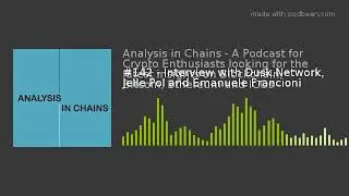 #142 - Interview with Dusk.Network, Jelle Pol and Emanuele Francioni