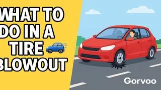 🚗 What To Do If You Have a Tire Blowout | Safe Driving Tips (Canada)