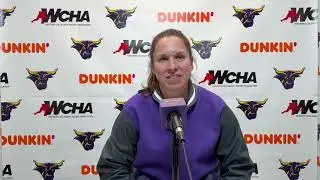 Maverick Women's Hockey | Head coach Shari Dickerman post game interview