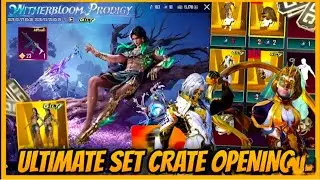 🔥BGMI NEW ULTIMATE SET CRATE OPENING I New Gilt spin I WitherBloom Prodigy set and Honey Badger