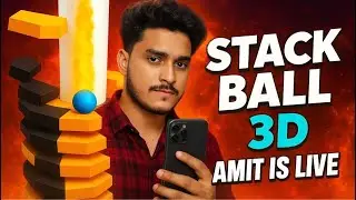 🔥 STACK BALL 3D ONE TAP MADNESS 🤯 | LIVE #stackball
