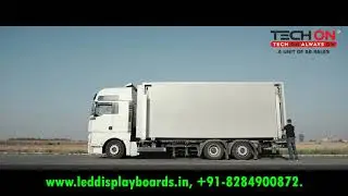 TECHON LED DISPLAY ADVERTISING HYDRAULIC TRUCK