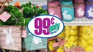 99 CENT STORE  EASTER DECOR|2018 SHOP WITH ME