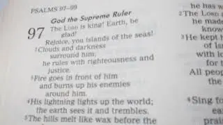 Psalms 97 God the Supreme Ruler
