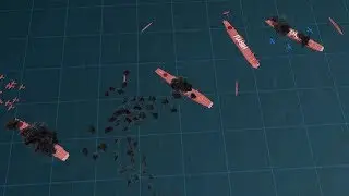 Анимация битвы за Мидуэй