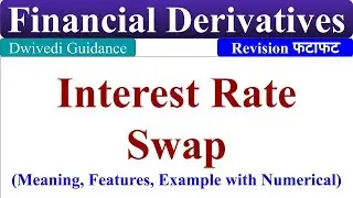 Interest Rate Swap with an example, interest rate swap in hindi, Financial Derivatives, mba, bba,