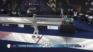 2022 246 T32 13 M S Individual Cairo EGY CHM RED GU KOR vs TORRE ITA