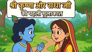 Shree krishna or radha rani ki pahali mulakat || shree radha || shree krishna