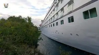 Μέχρι και τα πουλιά τρόμαξαν με το Passenger Ship Star Legend στη Διώρυγα της Κορίνθου!