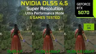 DLSS 4.5 Ultra Performance in 5 Games - Upscaling from 480p to 1440p is Usable? | RTX 5070